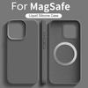 For Magsafe Liquid Silicone Magnetic Phone Case For iPhone 16 15 13 14 12 Pro Max Plus Cover For iphone 16 Pro Max Accessories