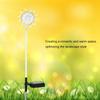 Solar Powered 6LED Light Outdoor Indoor Colorful Lamp for Garden Yard Lawn DecorationSun