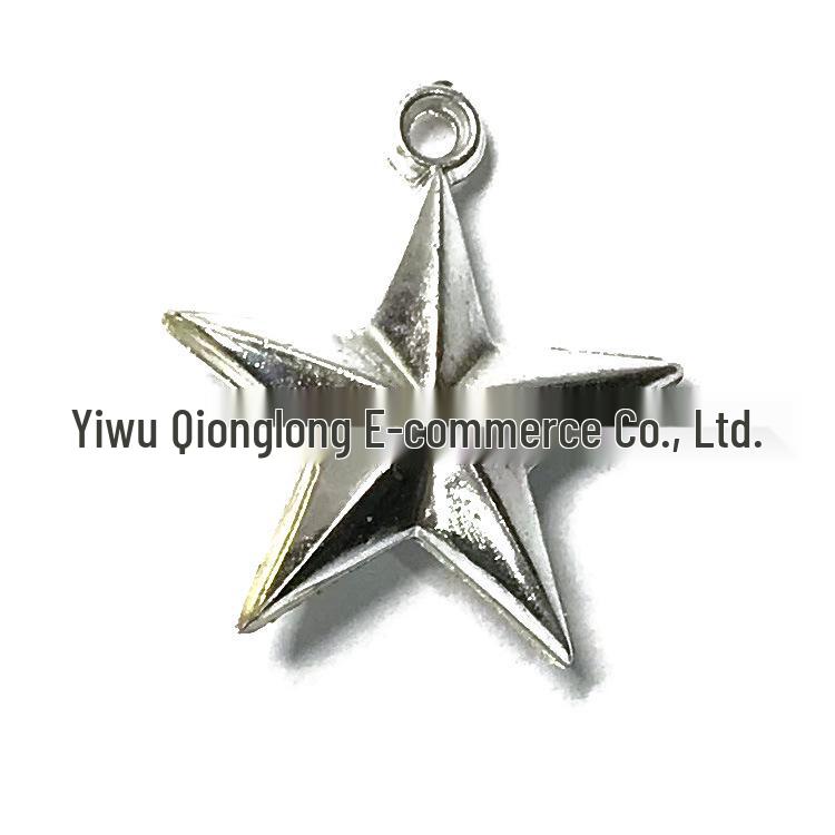 Populární 2CM Oboustranné 3D Hvězda Vánoční Toppery na Dort a Ozdoby na Stromek