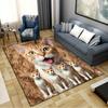 Cute Yellow Cat Carpet Rug for Living Room Bedroom Home Sofa Decoration,Kids Play Non-slip Floor Mat