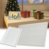 Christmas Tree Resin Mold Holiday Light Sign Plaster Mould Easy Demolding Silicone Light Sign Moulds For Cement Plaster Adults