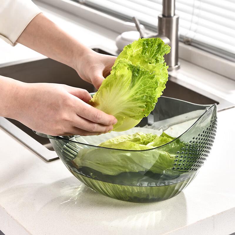 Jingxin Multifunktionaler Küchen-Reis- & Gemüsewaschkorb
