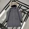 Big Goose Macmillan Winter Hooded Fur Collar Medium and Long Down Jacket Women's Parker Coat Warm Jacket