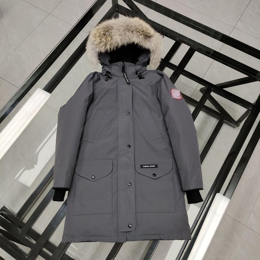 Big Goose Macmillan Winter Hooded Fur Collar Medium and Long Down Jacket Women's Parker Coat Warm Jacket