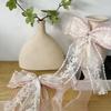 Lace Bow-knot Curtain Tieback Clip Easy Installation Exquisite Design Curtain Tieback Elegant Curtain Tied Belt