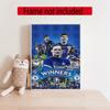 Chelsea Fc Personalized Text Diamond Painting Round Diamond Mosaic Rhinestones Diamond Embroidery Craft Kit Wall Decor Without Frame