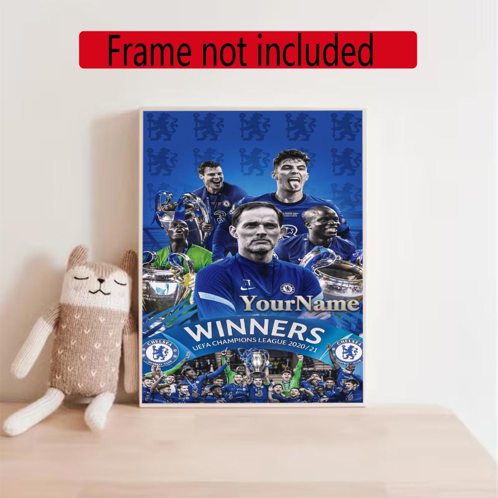 Chelsea Fc Personalized Text Diamond Painting Round Diamond Mosaic Rhinestones Diamond Embroidery Craft Kit Wall Decor Without Frame
