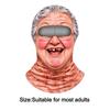 3D Face Printed Funny Ski Mask Old Man Pattern Winter Mask Cover  For Outdoor/Cycling/Pranks/Party