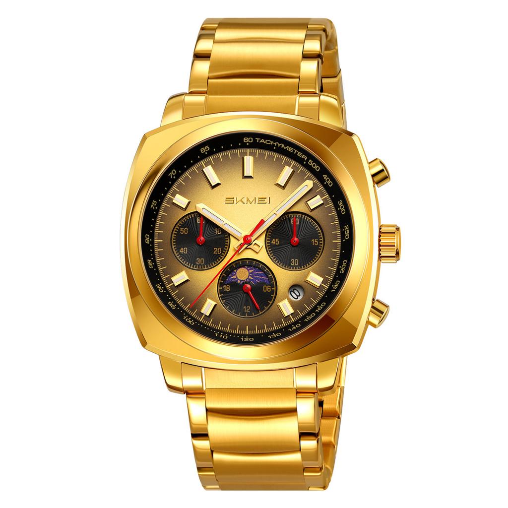 SKMEI Multifunctional Casual and Fashion Quartz Watch for Men Waterproof Chronograph Wrist Watch Male Watches