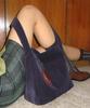 Pote 0008 Square Shoulder Bag_Corduroy Navy
