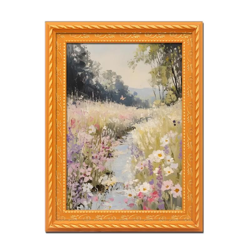 

Decorationative Magnetic Frames For Fridge 6x8 Photo Display Easy Peels And Stick Adhesive Vintage Styles Tabletop Decoration