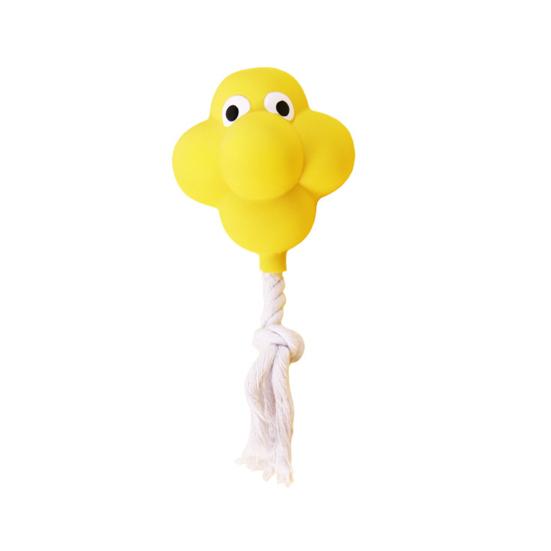 

Pet Toy Soft Latex Material Sound Design Interactive Puppy Chew Toy Cartoon Design Teeth Oral Health Safe Chew Toy