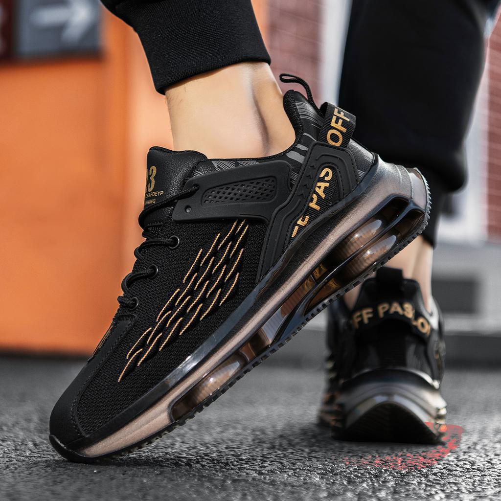 Herrenschuhe, modisch, atmungsaktiv, vielseitig, lässig, Herren-Sneaker, Gummisohle, rutschfest, bequem, Outdoor, Sicherheitsschuhe für Herren