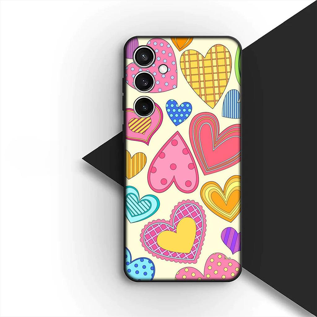 Star Dark Red Heart Love Phone Case for Xiaomi Redmi Note 12 11 10 A3 Pro 10A 10C 12C Note12 5G 4G Protective Cover