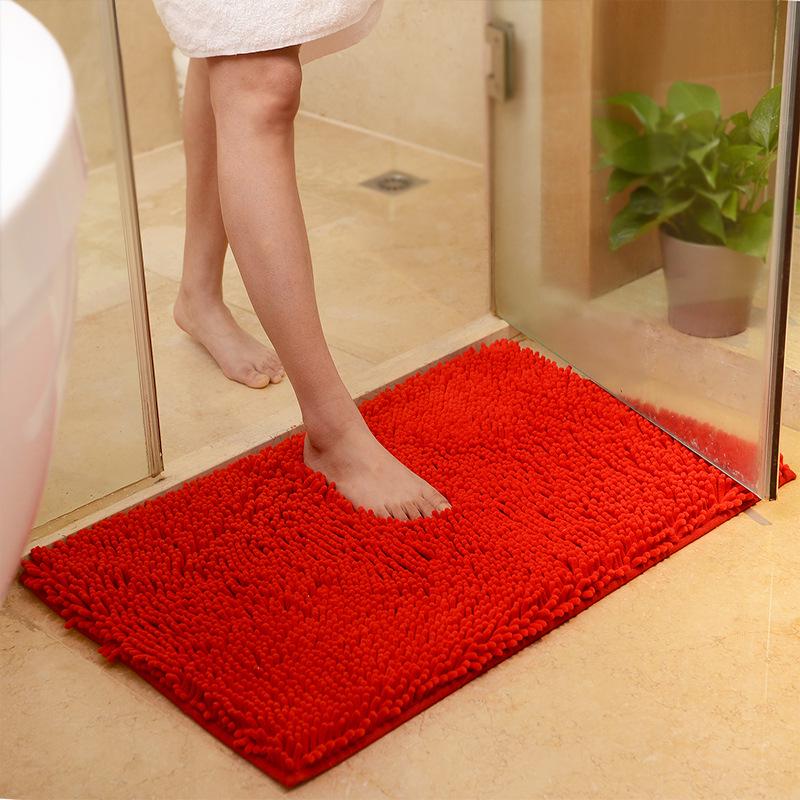 Chenille Absorbent Bathroom & Toilet Floor Mat