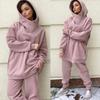 Women's Autumn/Winter Casual Fashion Hoodie Set Two-Piece - European & American Style