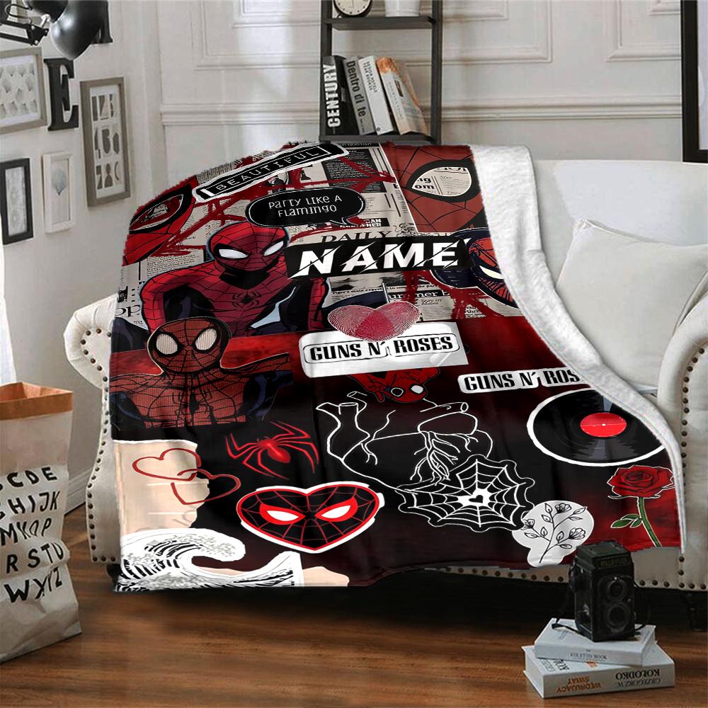 Custom Name Venom Artwork blanket for Couch & Bed, Plush Cozy Fuzzy Blanket Super Soft & Warm Blankets for Fall and Winter. 09089