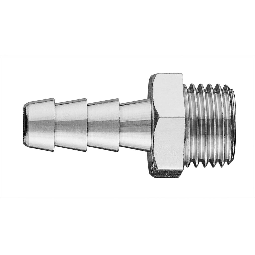 8 mm hose connector with 1/4" male thread