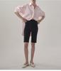 Women Spring Autumn Oversize 100% Cotton Long Sleeve Button Down Shirt, Loose Fit Mid-Length Casual Top
