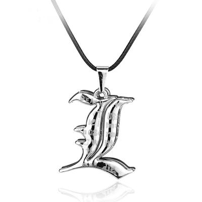 Comic Death Note Dubbele L Yagami Niet-mainstream Ketting Smart Anime Hanger Cosplay Necklace