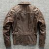 First Layer Cowhide Leather Genuine Leather Jacket for Men Short Slim Autumn and Winter Short Jacket