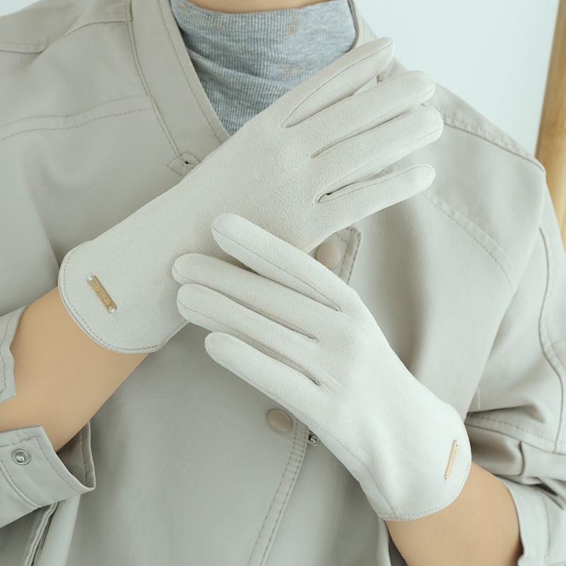 Warme Winterhandschuhe für Damen mit Touchscreen für Outdoor-Radfahren und Autofahren