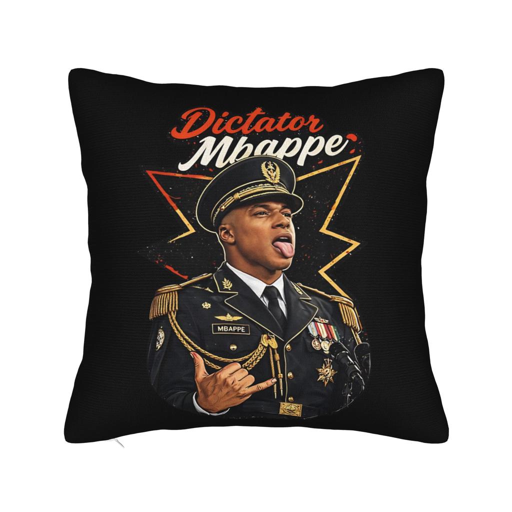 MMbappes Meme Soccer  Square Pillowcases Polyester Sofa  Cushion Cover Creative Home Decoration Throw Pillow Case