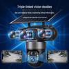 V380 4G Solar PTZ Camera: Tri-Lens, Low Power, Full-Color HD Night Vision for Southeast Asia Surveillance