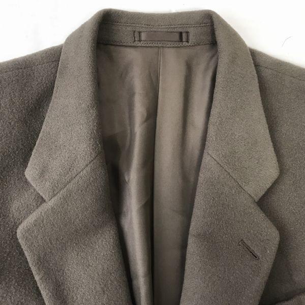 Made in Japan Legman Wool Cashmere Tailored Jacket Men S Brown Single Two Button Fully Lined Multi Pockets(USED)