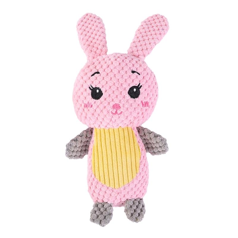 

Dogs Chew Toy Squeaker Tug-of-war for Small Medium Dogs Bite-Resistant Plushie 1