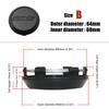 JDM Car Styling 3D RAYS Wheel Center Cap 56MM/60MM/62MM Sport Rim Cap Wheel Cover Cap hubCaps Bronze Black CE28 TE37 RE30 ZE40