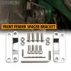 Chrome Front Fender Riser Spacer Bracket For Harley 00-13 Touring Road King Road Street Electra Glide FLHR FLHT 21" Wheel Chrome