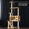 Cat climbing frame, cat house, cat tree, multi-level luxury climbing pillar cat villa