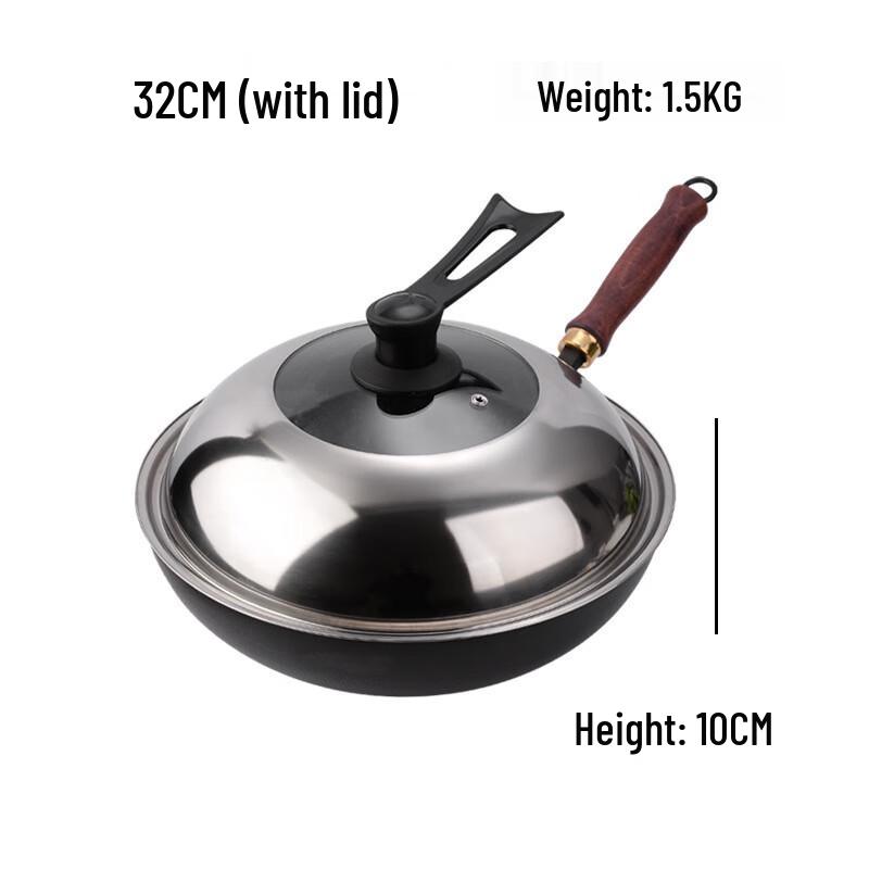 Yoshida Sho Hand-Forged Wrought Iron Wok