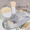 6 Piece Mini Travel Makeup Brush Set for Foundation Concealer Blush Eyeshadow
