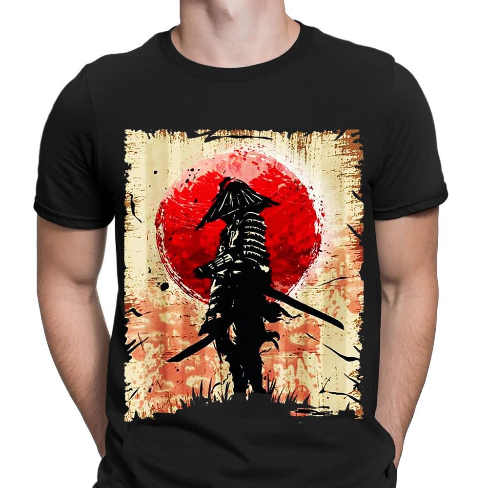 Japanese Samurai Limited Edition Anime Legend Retro Vintage Mens TShirts NED L