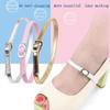 Accessoires de Beauté Cuir PU Sangle de Cheville Réglable Bande Lacets Antidérapants Lot Lacets de Chaussure Talons Hauts
