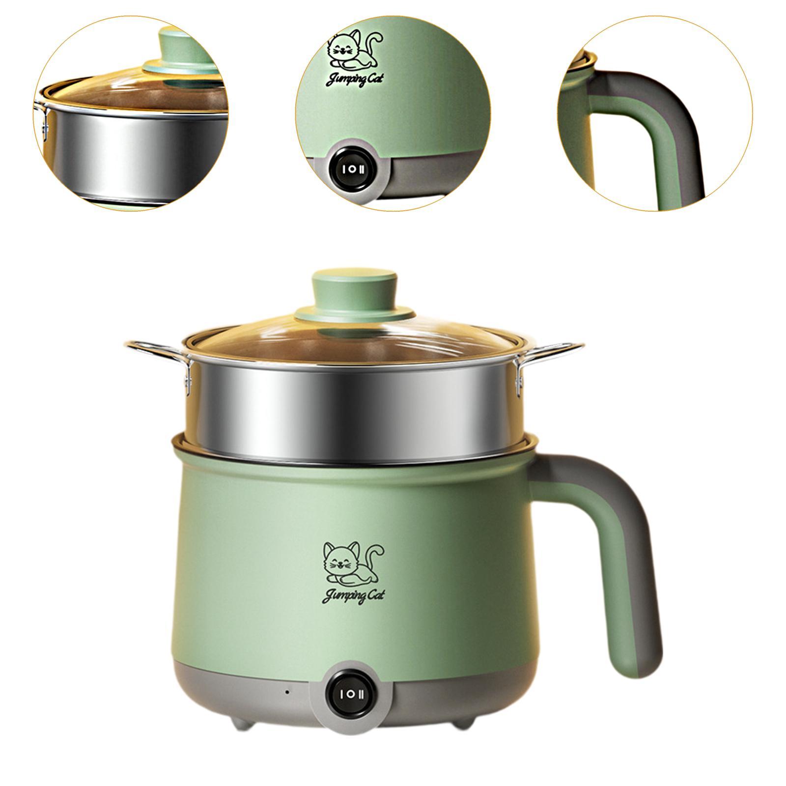 Электрический хот-пот с пароваркой бытовой антипригарный для стейка рамэн Шабу Шабу — фото 6