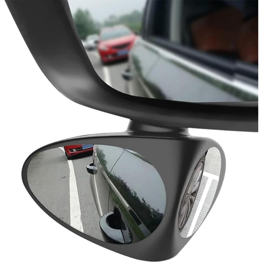 GrnArt Car Auxiliary Adjustable Secondary Side Mirror for Adjustable and Easy Eliminates Blind Spots Mirror, 360-Degree Angle, Cars, Installation,