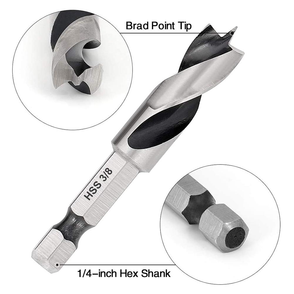 Drill Bit Quick Change Drill Bit Set For Woodworking