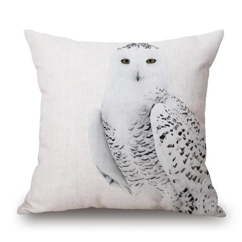 Nordisk Retro Stil Djur Poster Kuddfodral Höglandsko Kalv Hjort Get Älg Räv Björn Tryck Örngott