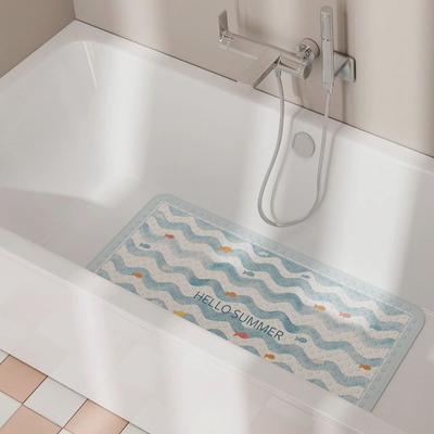 PVC Safety Bathroom Non-slip Mat, Massage Rug, Suction Cups, Bath Tub
