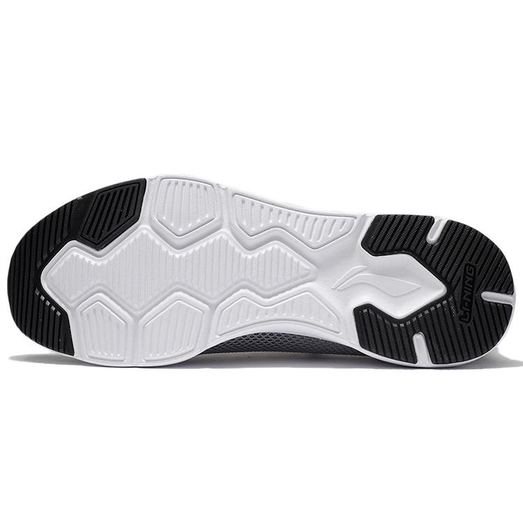 Li Ning Comfortable Cushioning Slip Resistant Abrasion Resistant Low top Casual Shoes Men's Gray AGCR361-52