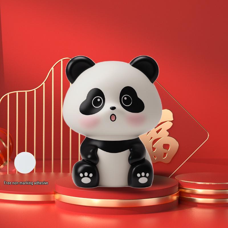 

Solar-Powered Fortune-Attracting Nodding Panda Ornament for Car and Home Decor Solar-Powered Nodding Panda Ornament Series