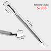 Manicure and Cuticle Pusher Set: Stainless Steel Exfoliating Nail Repair Tool.