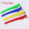 5 Pcs/Set Colorful Hair Clips Professional Hairdressing Salon Sectioning Hair Styling Tools Braiding Clip Hairpins Accessory