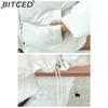 BITCED Plus Size Thickened Cotton Coat Women's Fall/Winter A-Line Loose Fit Puffer Jacket Warm Cotton-Lined Hooded Outerwear