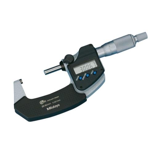 Mitutoyo Coolant-Proof Micrometer MDC-50MX 293-231-30, Measuring Range: 25-50mm