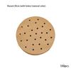 Packung mit 100 Heißluftfritteusenpapier 230°C Hitzebeständig Lebensmittel Backen Ölabsorbierende Matte Ölpapier Pad Zubehör für Heimküche