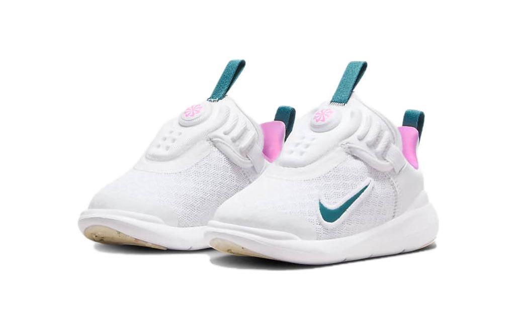 Nike E Series 1.0 Abrasion Resistant Low top Toddler Shoes White Green Infant And Toddler DV4252-101